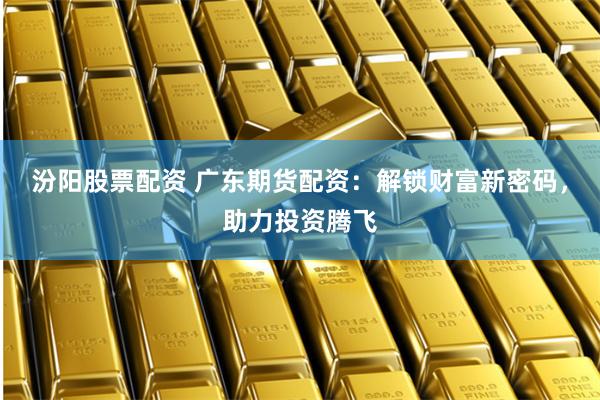 汾阳股票配资 广东期货配资：解锁财富新密码，助力投资腾飞